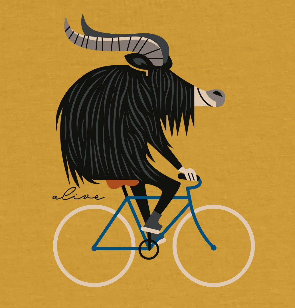 yak kinderfahrrad T-Shirt Männer Yak Fahrrad – Alive Clothing Shop